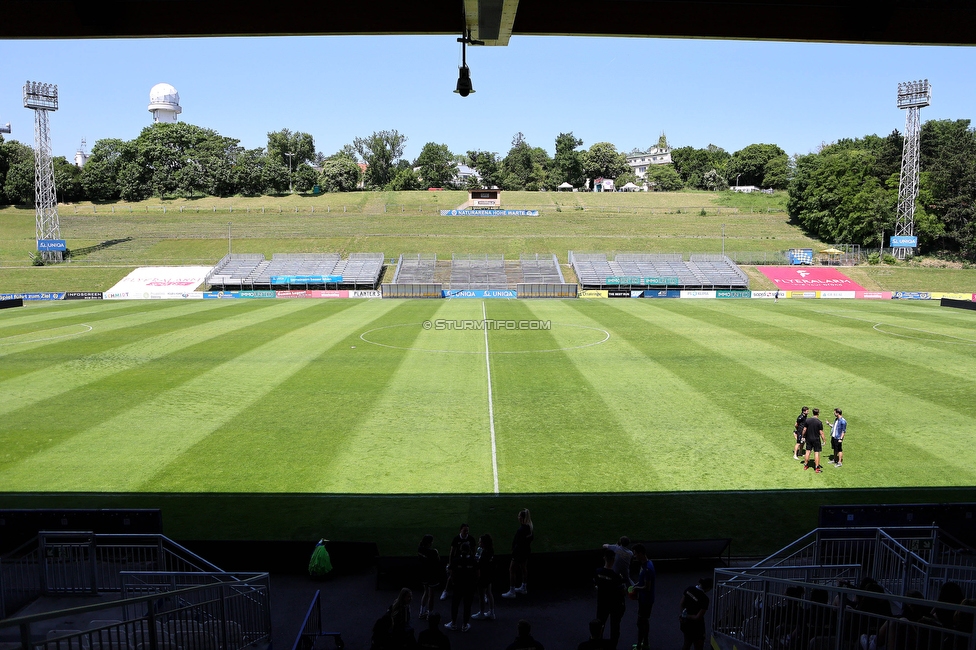 First Vienna - Sturm Damen
OEFB Frauen Bundesliga, 18. Runde, First Vienna FC 1894 - SK Sturm Graz Damen, Naturarena Hohe Warte Wien, 03.06.2023. 

Foto zeigt die Naturarena Hohe Warte
