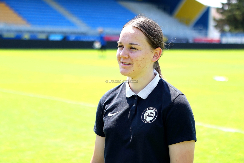 First Vienna - Sturm Damen
OEFB Frauen Bundesliga, 18. Runde, First Vienna FC 1894 - SK Sturm Graz Damen, Naturarena Hohe Warte Wien, 03.06.2023. 

Foto zeigt Julia Keutz (Sturm Damen)
