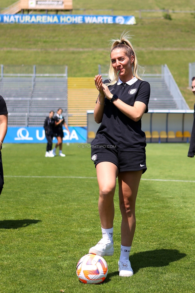 First Vienna - Sturm Damen
OEFB Frauen Bundesliga, 18. Runde, First Vienna FC 1894 - SK Sturm Graz Damen, Naturarena Hohe Warte Wien, 03.06.2023. 

Foto zeigt Modesta Uka (Sturm Damen)
