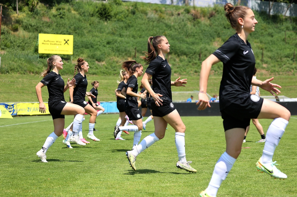 First Vienna - Sturm Damen
OEFB Frauen Bundesliga, 18. Runde, First Vienna FC 1894 - SK Sturm Graz Damen, Naturarena Hohe Warte Wien, 03.06.2023. 

Foto zeigt Lilli Purtscheller (Sturm Damen)
