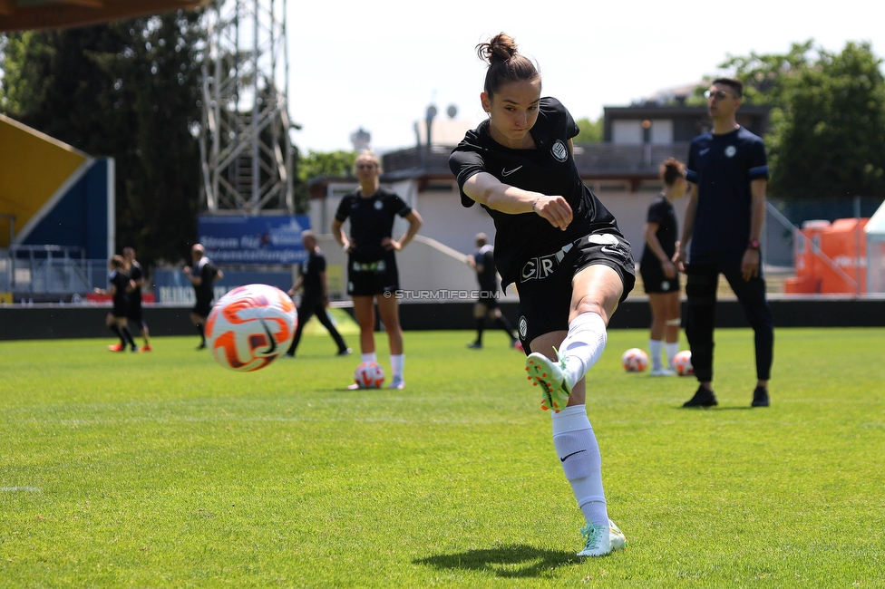 First Vienna - Sturm Damen
OEFB Frauen Bundesliga, 18. Runde, First Vienna FC 1894 - SK Sturm Graz Damen, Naturarena Hohe Warte Wien, 03.06.2023. 

Foto zeigt Michela Croatto (Sturm Damen)
