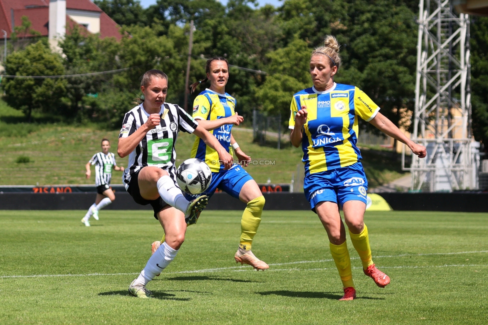 First Vienna - Sturm Damen
OEFB Frauen Bundesliga, 18. Runde, First Vienna FC 1894 - SK Sturm Graz Damen, Naturarena Hohe Warte Wien, 03.06.2023. 

Foto zeigt Lilli Purtscheller (Sturm Damen)
