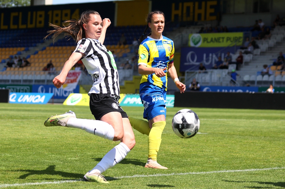 First Vienna - Sturm Damen
OEFB Frauen Bundesliga, 18. Runde, First Vienna FC 1894 - SK Sturm Graz Damen, Naturarena Hohe Warte Wien, 03.06.2023. 

Foto zeigt Lilli Purtscheller (Sturm Damen)
