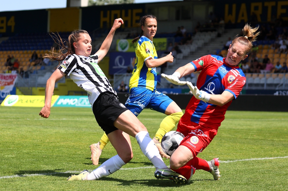 First Vienna - Sturm Damen
OEFB Frauen Bundesliga, 18. Runde, First Vienna FC 1894 - SK Sturm Graz Damen, Naturarena Hohe Warte Wien, 03.06.2023. 

Foto zeigt Lilli Purtscheller (Sturm Damen)
