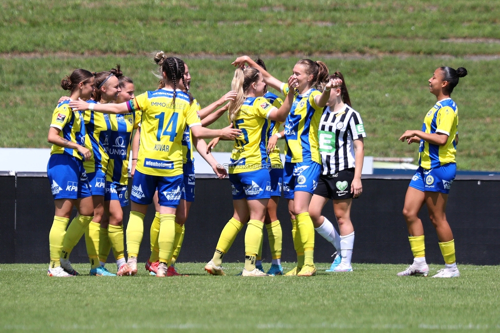 First Vienna - Sturm Damen
OEFB Frauen Bundesliga, 18. Runde, First Vienna FC 1894 - SK Sturm Graz Damen, Naturarena Hohe Warte Wien, 03.06.2023. 

Foto zeigt die Mannschaft der First Vienna
