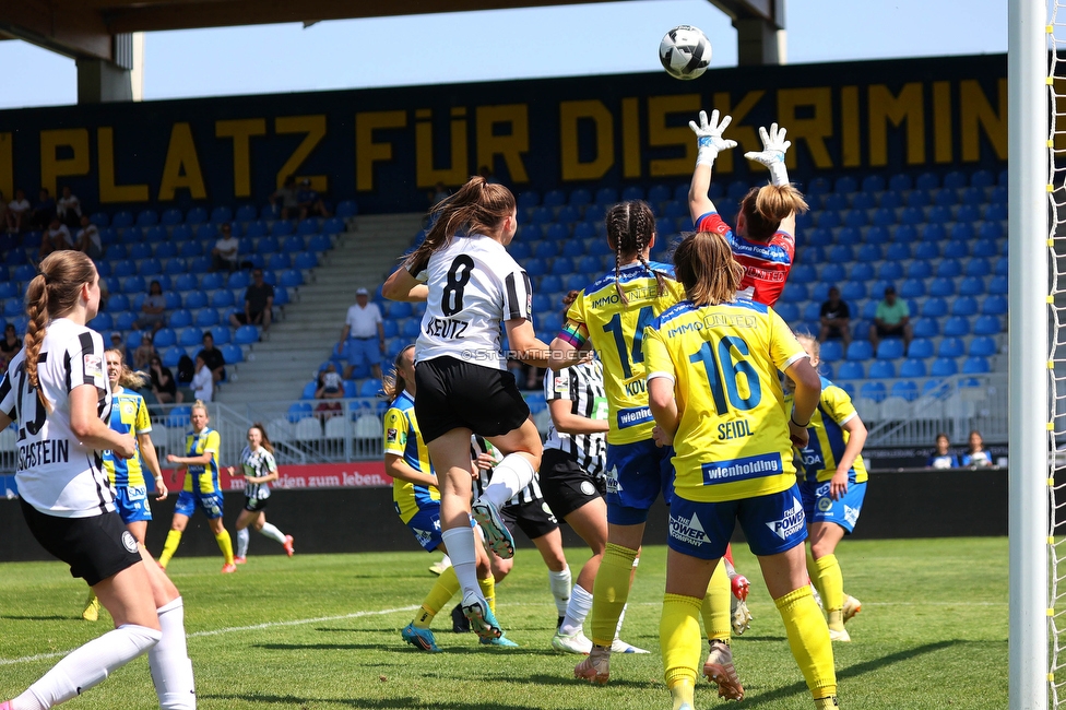 First Vienna - Sturm Damen
OEFB Frauen Bundesliga, 18. Runde, First Vienna FC 1894 - SK Sturm Graz Damen, Naturarena Hohe Warte Wien, 03.06.2023. 

Foto zeigt Julia Keutz (Sturm Damen)
