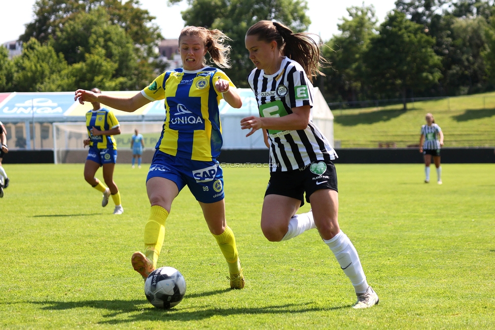 First Vienna - Sturm Damen
OEFB Frauen Bundesliga, 18. Runde, First Vienna FC 1894 - SK Sturm Graz Damen, Naturarena Hohe Warte Wien, 03.06.2023. 

Foto zeigt Lilli Purtscheller (Sturm Damen)
