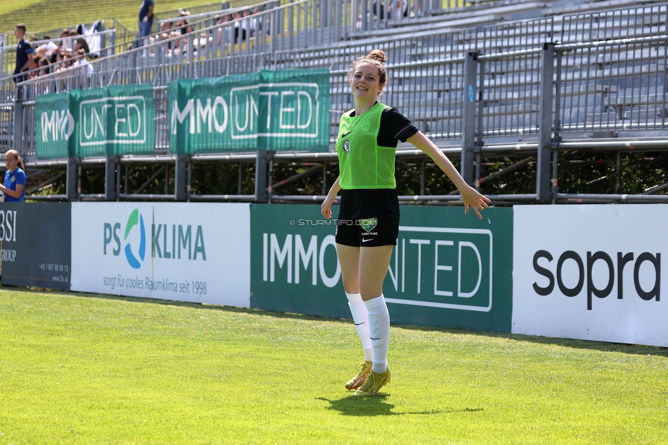 First Vienna - Sturm Damen
OEFB Frauen Bundesliga, 18. Runde, First Vienna FC 1894 - SK Sturm Graz Damen, Naturarena Hohe Warte Wien, 03.06.2023. 

Foto zeigt Gina Steiner (Sturm Damen)
