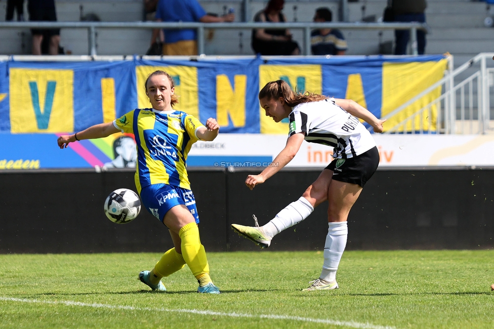 First Vienna - Sturm Damen
OEFB Frauen Bundesliga, 18. Runde, First Vienna FC 1894 - SK Sturm Graz Damen, Naturarena Hohe Warte Wien, 03.06.2023. 

Foto zeigt Lilli Purtscheller (Sturm Damen)
