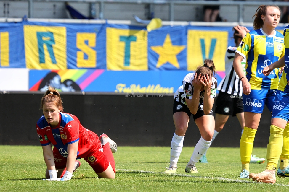 First Vienna - Sturm Damen
OEFB Frauen Bundesliga, 18. Runde, First Vienna FC 1894 - SK Sturm Graz Damen, Naturarena Hohe Warte Wien, 03.06.2023. 

Foto zeigt Lilli Purtscheller (Sturm Damen)
