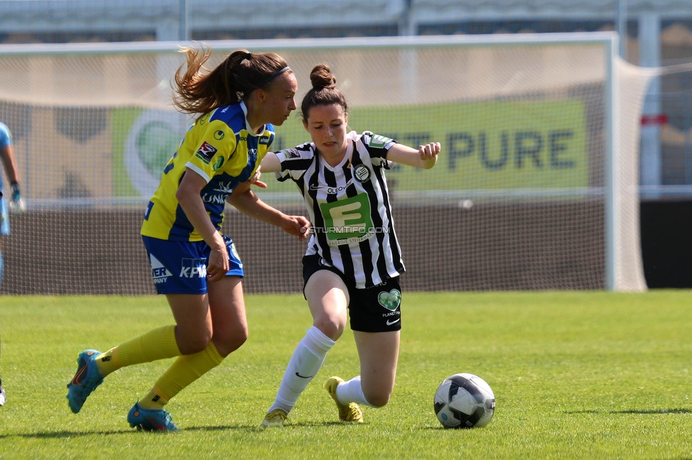 First Vienna - Sturm Damen
OEFB Frauen Bundesliga, 18. Runde, First Vienna FC 1894 - SK Sturm Graz Damen, Naturarena Hohe Warte Wien, 03.06.2023. 

Foto zeigt Gina Steiner (Sturm Damen)
