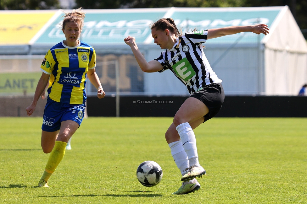 First Vienna - Sturm Damen
OEFB Frauen Bundesliga, 18. Runde, First Vienna FC 1894 - SK Sturm Graz Damen, Naturarena Hohe Warte Wien, 03.06.2023. 

Foto zeigt Lilli Purtscheller (Sturm Damen)
