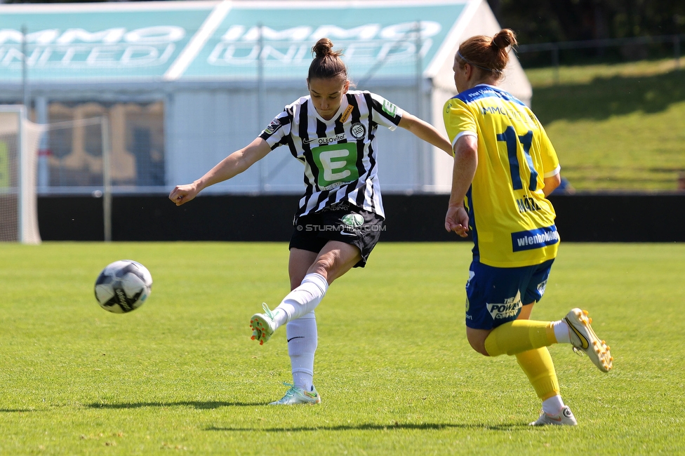 First Vienna - Sturm Damen
OEFB Frauen Bundesliga, 18. Runde, First Vienna FC 1894 - SK Sturm Graz Damen, Naturarena Hohe Warte Wien, 03.06.2023. 

Foto zeigt Michela Croatto (Sturm Damen)
