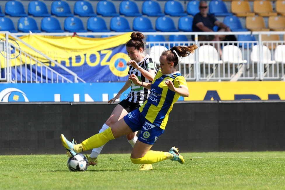 First Vienna - Sturm Damen
OEFB Frauen Bundesliga, 18. Runde, First Vienna FC 1894 - SK Sturm Graz Damen, Naturarena Hohe Warte Wien, 03.06.2023. 

Foto zeigt Gina Steiner (Sturm Damen)
