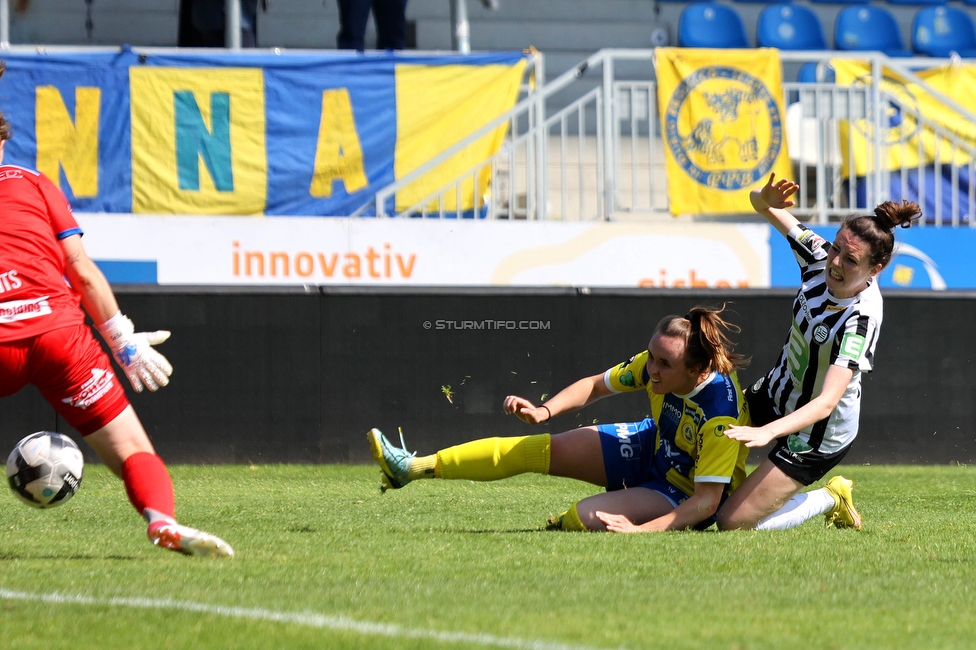 First Vienna - Sturm Damen
OEFB Frauen Bundesliga, 18. Runde, First Vienna FC 1894 - SK Sturm Graz Damen, Naturarena Hohe Warte Wien, 03.06.2023. 

Foto zeigt Gina Steiner (Sturm Damen)
