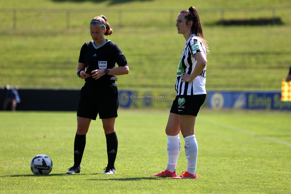 First Vienna - Sturm Damen
OEFB Frauen Bundesliga, 18. Runde, First Vienna FC 1894 - SK Sturm Graz Damen, Naturarena Hohe Warte Wien, 03.06.2023. 

Foto zeigt Linda Mittermair (Sturm Damen)
