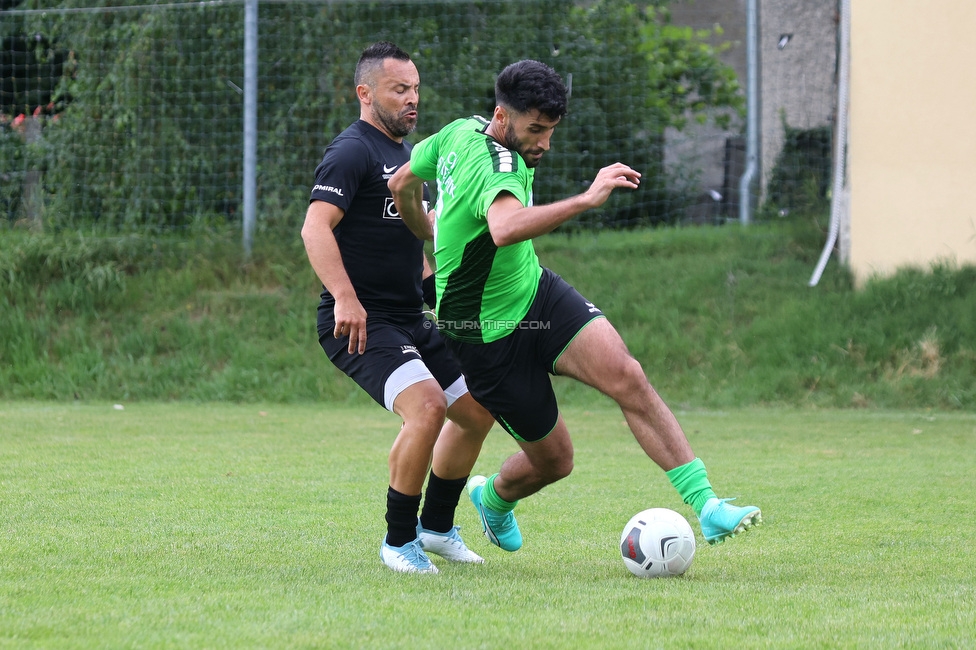 Eroeffnung Gruabn Holztribuene
Eroeffnung Gruabn Holztribuene, Gruabn Graz, 24.06.2023.

Foto zeigt das Fussball Blitzturnier
