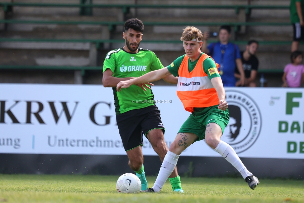 Eroeffnung Gruabn Holztribuene
Eroeffnung Gruabn Holztribuene, Gruabn Graz, 24.06.2023.

Foto zeigt das Fussball Blitzturnier
