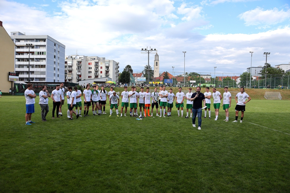 Eroeffnung Gruabn Holztribuene
Eroeffnung Gruabn Holztribuene, Gruabn Graz, 24.06.2023.

Foto zeigt das Team vom GSC
