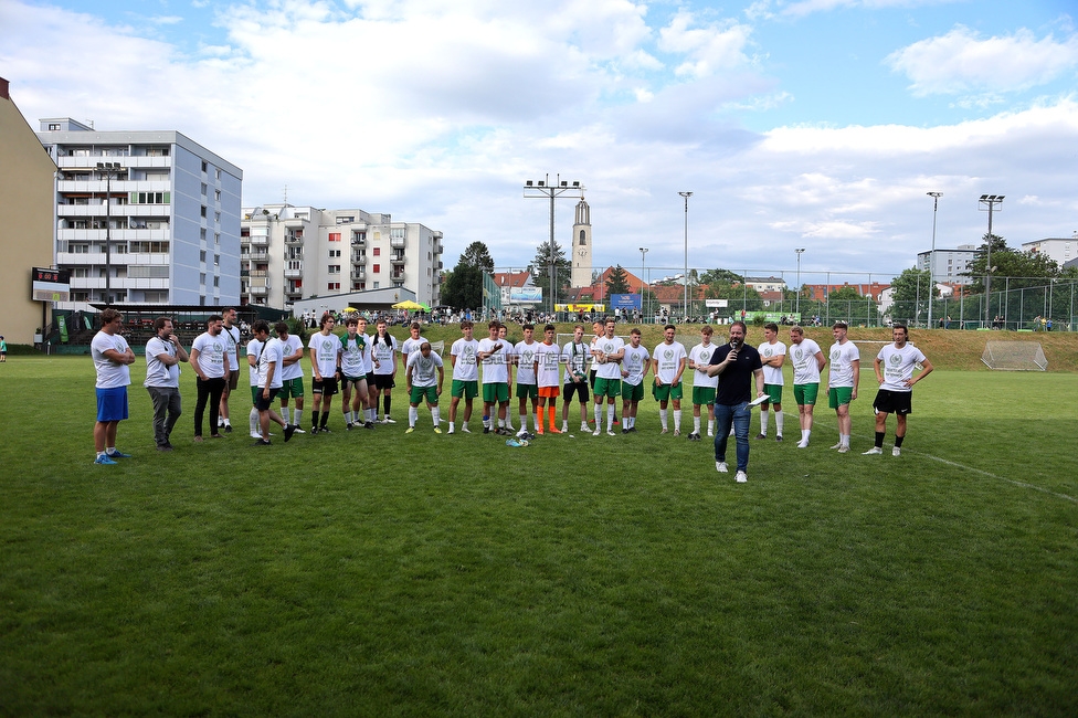 Eroeffnung Gruabn Holztribuene
Eroeffnung Gruabn Holztribuene, Gruabn Graz, 24.06.2023.

Foto zeigt das Team vom GSC
