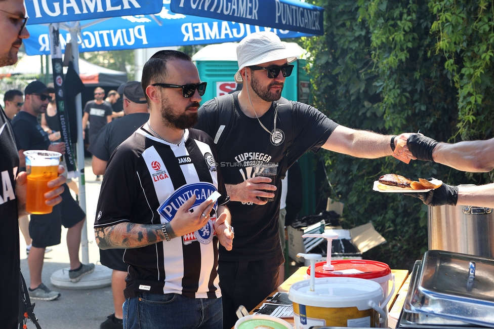 Eroeffnung Gruabn Holztribuene
Eroeffnung Gruabn Holztribuene, Gruabn Graz, 25.06.2023.

Foto zeigt Gaeste
