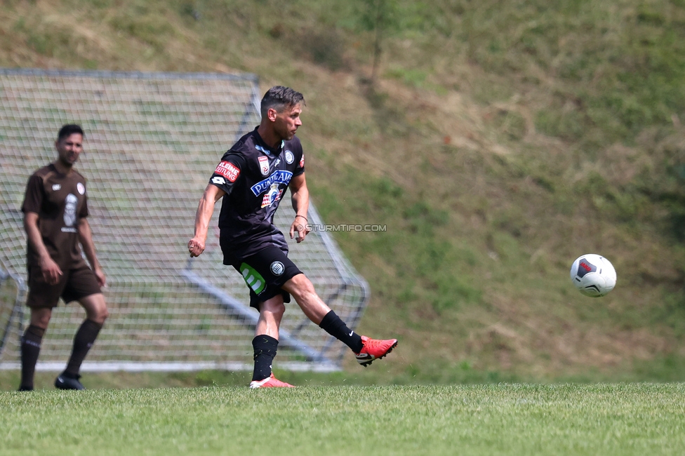 Eroeffnung Gruabn Holztribuene
Eroeffnung Gruabn Holztribuene, Gruabn Graz, 25.06.2023.

Foto zeigt das Legendenspiel zwischen Sturm und St. Pauli
