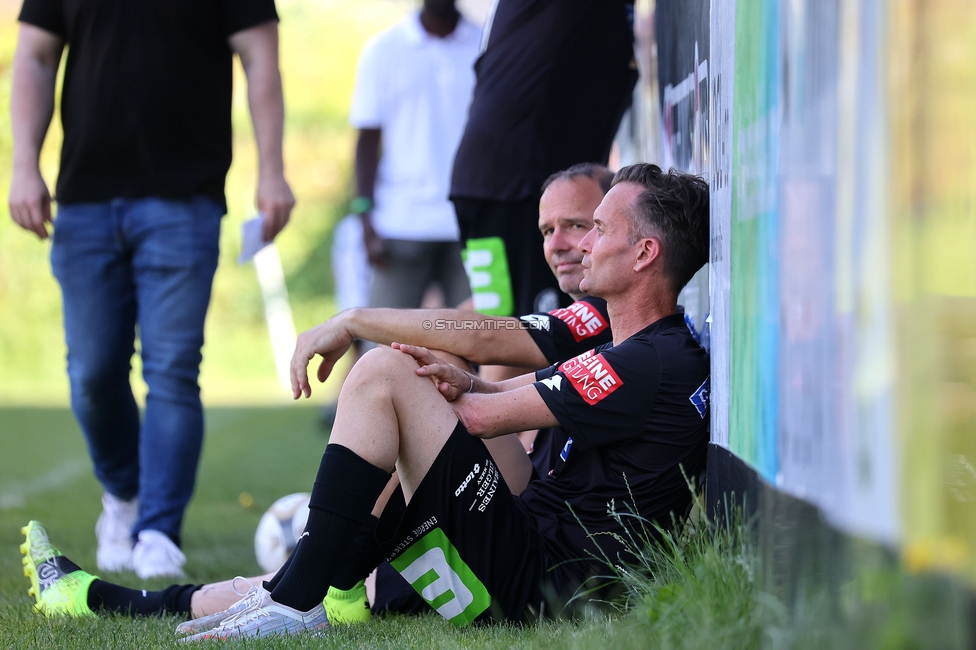 Eroeffnung Gruabn Holztribuene
Eroeffnung Gruabn Holztribuene, Gruabn Graz, 25.06.2023.

Foto zeigt das Legendenspiel zwischen Sturm und St. Pauli
