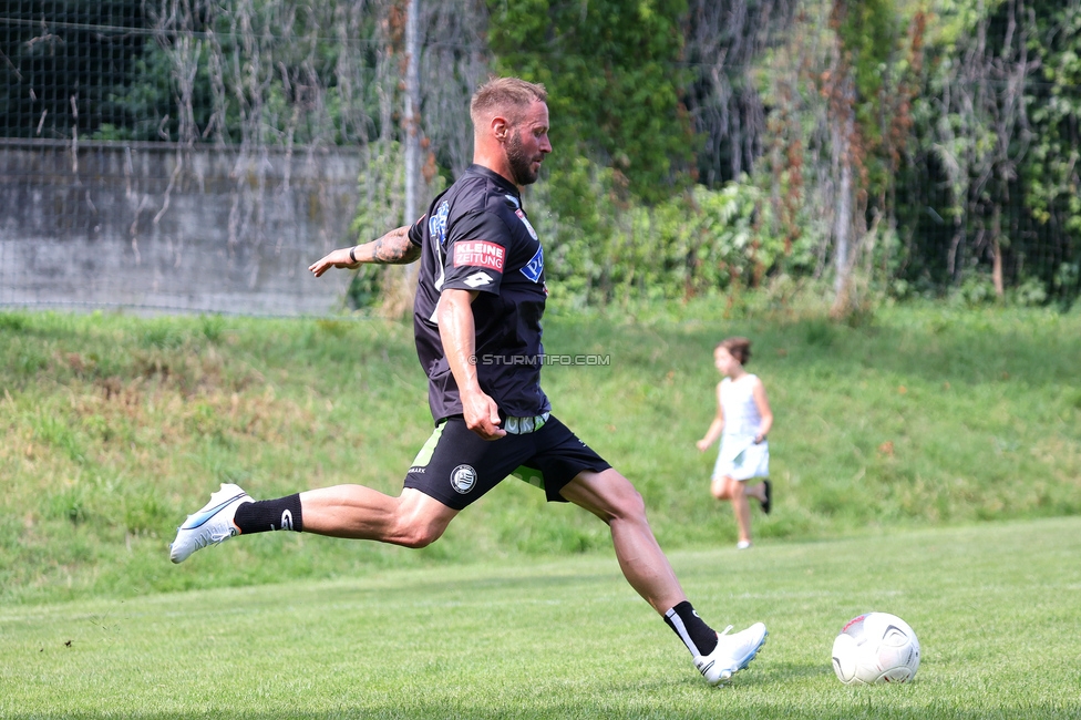 Eroeffnung Gruabn Holztribuene
Eroeffnung Gruabn Holztribuene, Gruabn Graz, 25.06.2023.

Foto zeigt das Legendenspiel zwischen Sturm und St. Pauli
