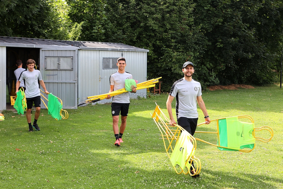 Trainingsauftakt Sturm Graz Damen
OEFB Frauen Bundesliga, Trainingsauftak SK Sturm Graz Damen, Postplatz Puntigam, 17.07.2023. 

Foto zeigt Sargon Duran (Cheftrainer Sturm Damen)
