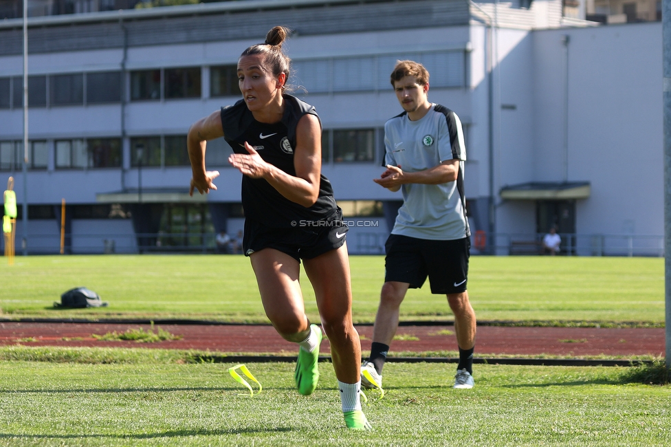 Trainingsauftakt Sturm Graz Damen
OEFB Frauen Bundesliga, Trainingsauftakt SK Sturm Graz Damen, Postplatz Puntigam, 17.07.2023. 

Foto zeigt Andrea Glibo (Sturm Damen)
