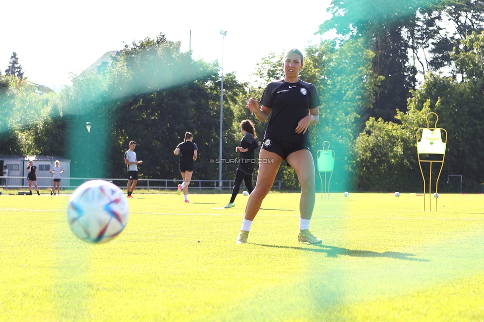 Trainingsauftakt Sturm Graz Damen
OEFB Frauen Bundesliga, Trainingsauftakt SK Sturm Graz Damen, Postplatz Puntigam, 17.07.2023. 

Foto zeigt
