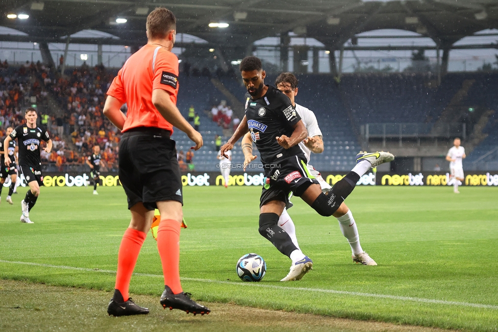 Sturm Graz - Galatasaray Istanbul
Testspiel, SK Sturm Graz - Galatasaray Istanbul, Stadion Liebenau, Graz 18.07.2023. 

Foto zeigt Gregory Wuethrich (Sturm)
