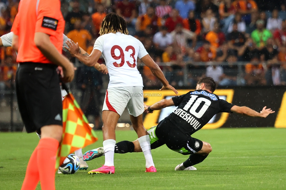 Sturm Graz - Galatasaray Istanbul
Testspiel, SK Sturm Graz - Galatasaray Istanbul, Stadion Liebenau, Graz 18.07.2023. 

Foto zeigt Otar Kiteishvili (Sturm)
