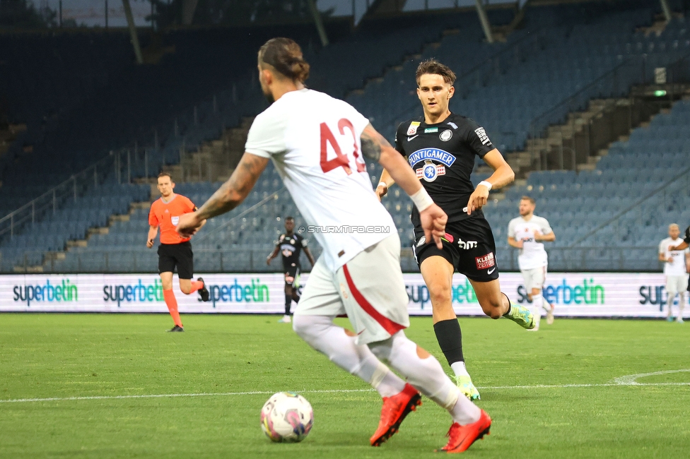 Sturm Graz - Galatasaray Istanbul
Testspiel, SK Sturm Graz - Galatasaray Istanbul, Stadion Liebenau, Graz 18.07.2023. 

Foto zeigt Leon Grgic (Sturm)
