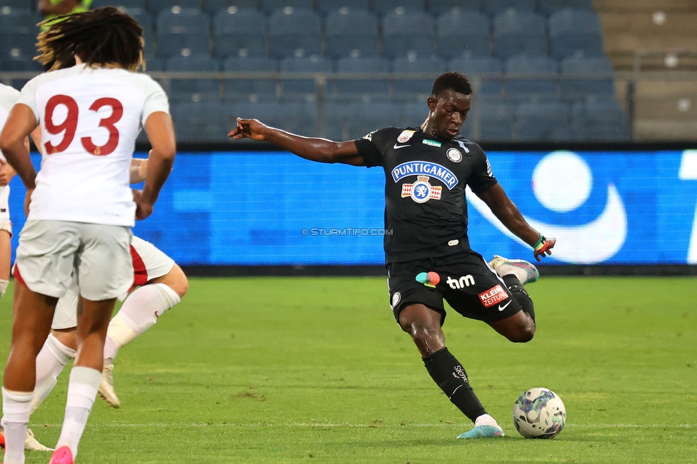 Sturm Graz - Galatasaray Istanbul
Testspiel, SK Sturm Graz - Galatasaray Istanbul, Stadion Liebenau, Graz 18.07.2023. 

Foto zeigt Amadou Dante (Sturm)
