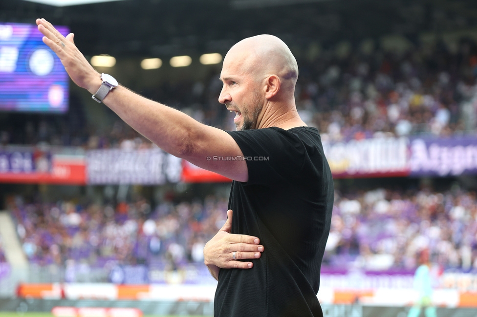 Austria Wien - Sturm Graz
Oesterreichische Fussball Bundesliga, 1. Runde, FK Austria Wien - SK Sturm Graz, Franz-Horr-Stadion Wien, 30.07.2023. 

Foto zeigt Christian Ilzer (Cheftrainer Sturm)
