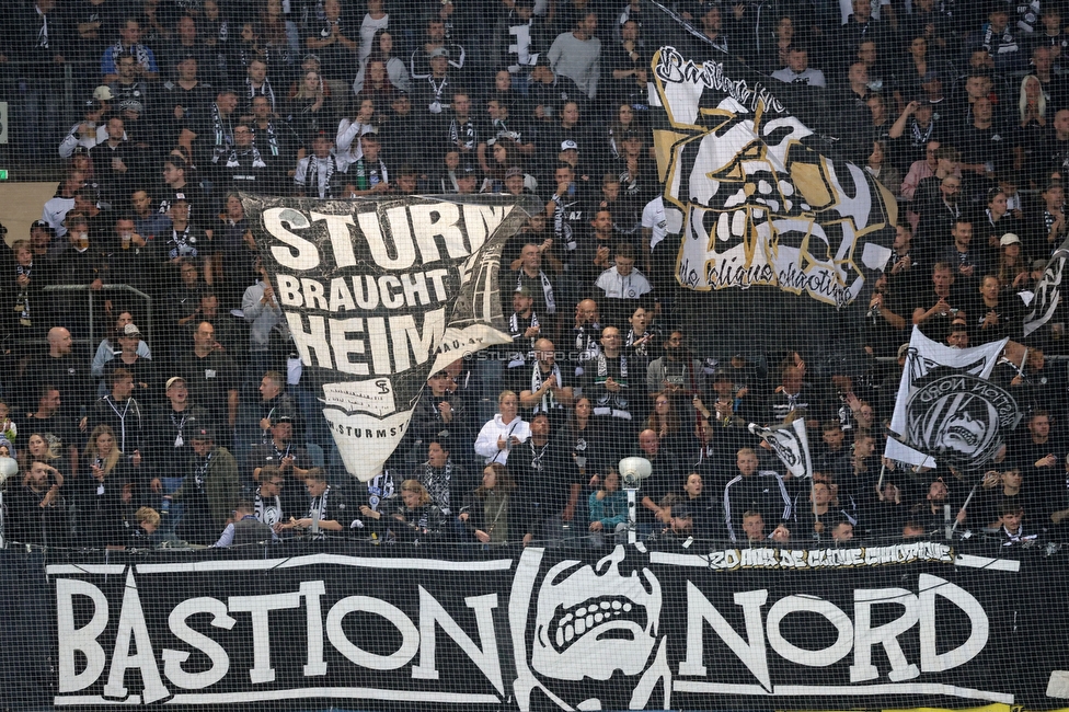 Sturm Graz - LASK
Oesterreichische Fussball Bundesliga, 2. Runde, SK Sturm Graz - LASK, Stadion Liebenau Graz, 05.05.2023. 

Foto zeigt Fans von Sturm
Schlüsselwörter: bastion