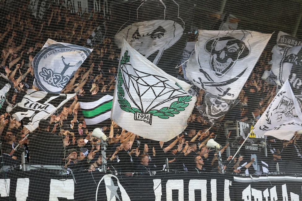 Sturm Graz - LASK
Oesterreichische Fussball Bundesliga, 2. Runde, SK Sturm Graz - LASK, Stadion Liebenau Graz, 05.08.2023. 

Foto zeigt Fans von Sturm
Schlüsselwörter: jewels