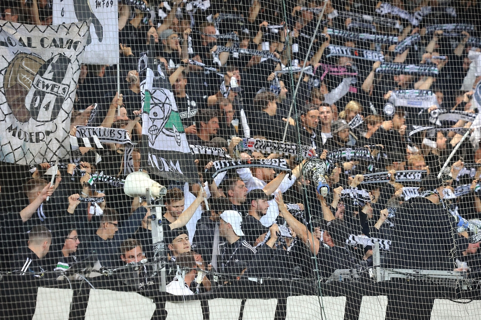 Sturm Graz - LASK
Oesterreichische Fussball Bundesliga, 2. Runde, SK Sturm Graz - LASK, Stadion Liebenau Graz, 05.08.2023. 

Foto zeigt Fans von Sturm
Schlüsselwörter: jewels schals