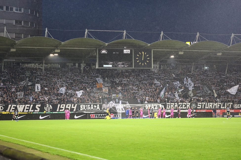 Sturm Graz - LASK
Oesterreichische Fussball Bundesliga, 2. Runde, SK Sturm Graz - LASK, Stadion Liebenau Graz, 05.05.2023. 

Foto zeigt Fans von Sturm
Schlüsselwörter: schals