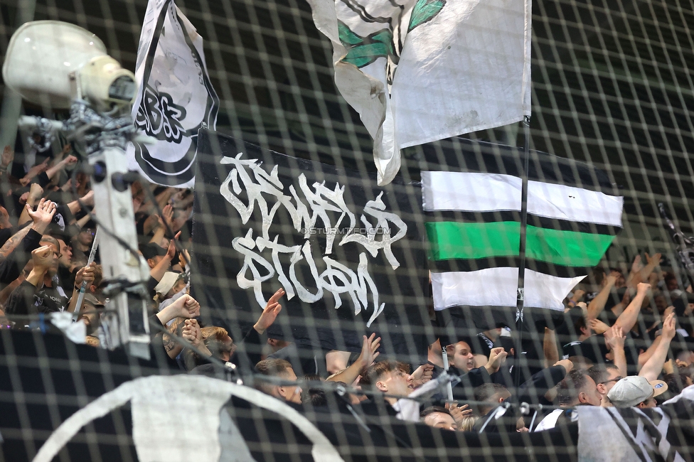 Sturm Graz - LASK
Oesterreichische Fussball Bundesliga, 2. Runde, SK Sturm Graz - LASK, Stadion Liebenau Graz, 05.08.2023. 

Foto zeigt Fans von Sturm
Schlüsselwörter: sturmbande