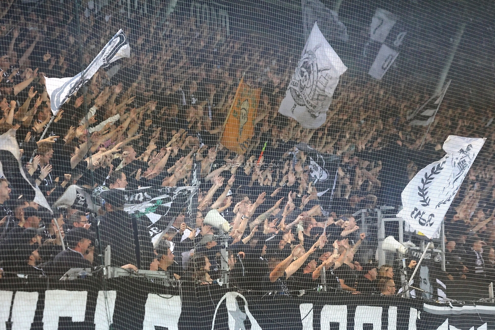 Sturm Graz - LASK
Oesterreichische Fussball Bundesliga, 2. Runde, SK Sturm Graz - LASK, Stadion Liebenau Graz, 05.08.2023. 

Foto zeigt Fans von Sturm
Schlüsselwörter: jewels