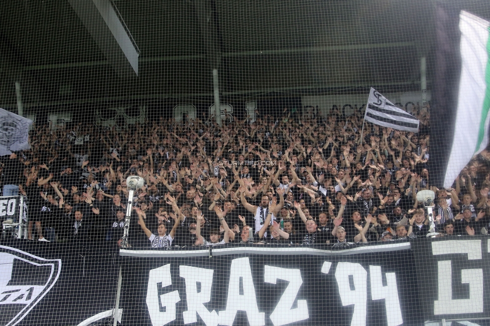 Sturm Graz - LASK
Oesterreichische Fussball Bundesliga, 2. Runde, SK Sturm Graz - LASK, Stadion Liebenau Graz, 05.05.2023. 

Foto zeigt Fans von Sturm
Schlüsselwörter: brigata
