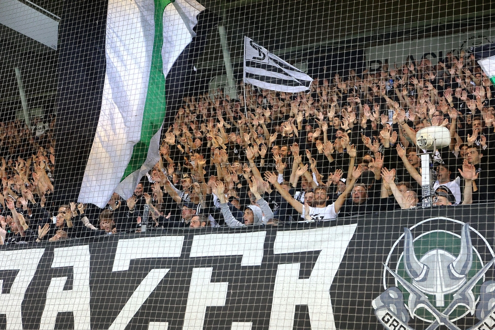 Sturm Graz - LASK
Oesterreichische Fussball Bundesliga, 2. Runde, SK Sturm Graz - LASK, Stadion Liebenau Graz, 05.08.2023. 

Foto zeigt Fans von Sturm
Schlüsselwörter: sturmflut