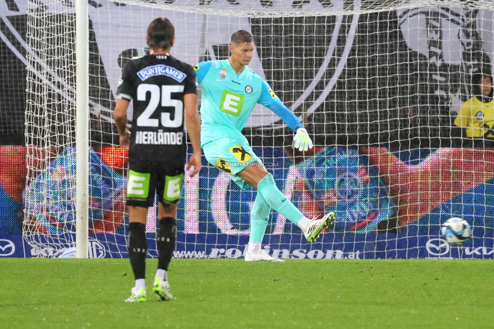 Sturm Graz - LASK
Oesterreichische Fussball Bundesliga, 2. Runde, SK Sturm Graz - LASK, Stadion Liebenau Graz, 05.05.2023. 

Foto zeigt Kjell Scherpen (Sturm)
