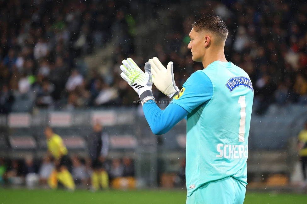 Sturm Graz - LASK
Oesterreichische Fussball Bundesliga, 2. Runde, SK Sturm Graz - LASK, Stadion Liebenau Graz, 05.05.2023. 

Foto zeigt Kjell Scherpen (Sturm)
