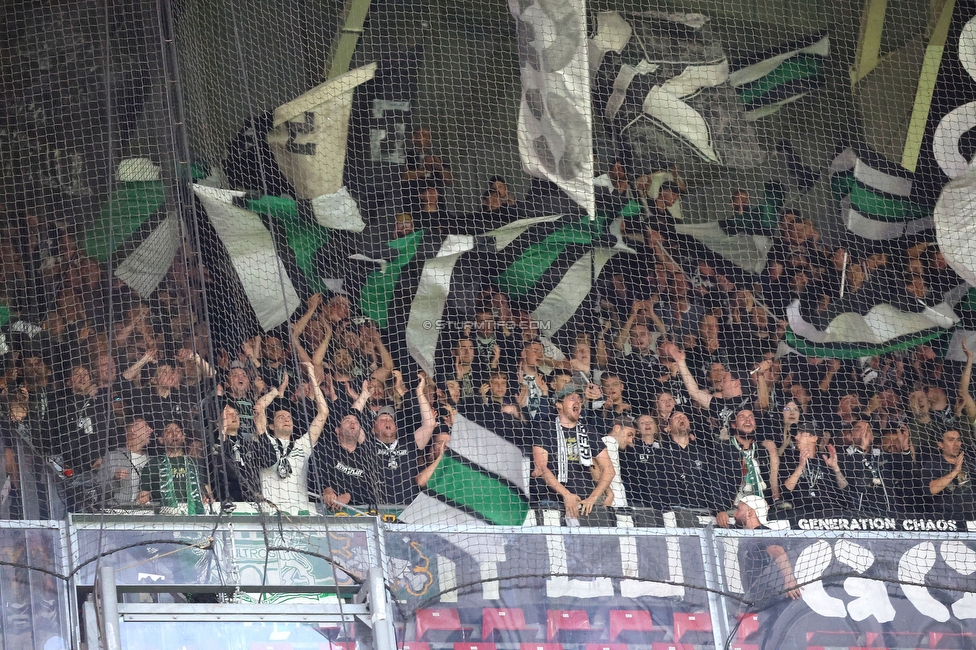 PSV Eindhoven - Sturm Graz
UEFA Champions League Qualifikation 3. Runde, PSV Eindhoven - SK Sturm Graz, Philips Stadion Eindhoven, 08.08.2023. 

Foto zeigt Fans von Sturm
Schlüsselwörter: sturmflut