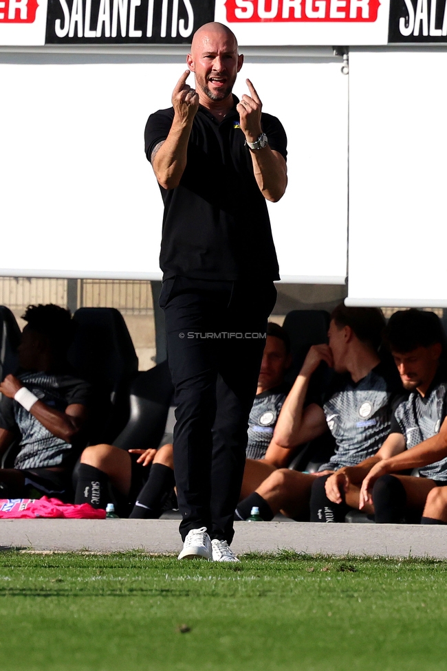 Sturm Graz - Austria Klagenfurt
Oesterreichische Fussball Bundesliga, 3. Runde, SK Sturm Graz - SK Austria Klagenfurt, Stadion Liebenau Graz, 12.08.2023. 

Foto zeigt Christian Ilzer (Cheftrainer Sturm)

