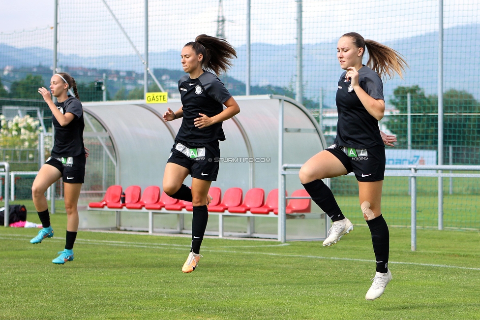 SVK Wildcats - Sturm Graz Damen
SPORTLAND Niederoesterreich Frauen Cup, SVK Wildcats - SK Sturm Graz, TRIOTRONIK Stadion Krottendorf, 19.08.2023. 

Foto zeigt Anna Wirnsberger (Sturm Damen)
