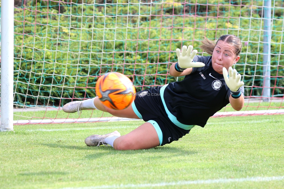 SVK Wildcats - Sturm Graz Damen
SPORTLAND Niederoesterreich Frauen Cup, SVK Wildcats - SK Sturm Graz, TRIOTRONIK Stadion Krottendorf, 19.08.2023. 

Foto zeigt Mariella El Sherif (Sturm Damen)
